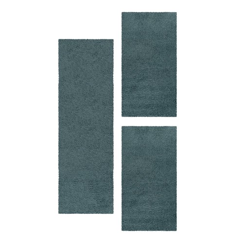 Einfarbig hochflor teppich - einfarbig,