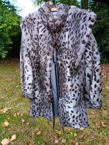 Echte felljacke mit muster - echte,