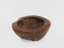 TEAK WURZELHOLZ OBSTSCHALE HOLZ DEKO TEAKHOLZ SCHALE OBJEKT VINTAGE XL