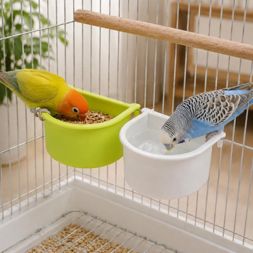 Vogelnapf kunststoff - 2x,