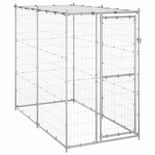 Outdoor-Hundezwinger mit Dach