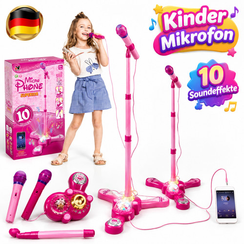 Kinder mikrofon mit ständer - kinder,