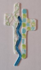 Wachsmotiv Kreuz mit Wasser