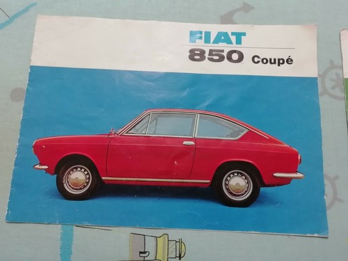 Werbeprospekt fiat 850 sport - 850,