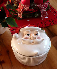 Plätzchendose Nikolaus Keksdose Gebäckdose Weihnachten Tischdeko D 19 cm Keramik