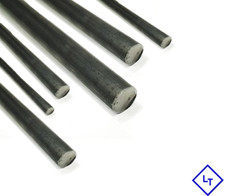 Rundstahl Vollmaterial schwarz Stabstahl rund Ø6 8 10 12 14 15 16 18 20 22 mm