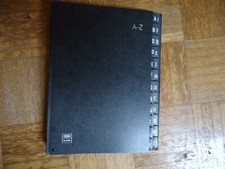 Büro- Elba Nr 42414 - Pultordner-A4 - A-Z - schwarz - gebraucht