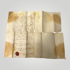 Historische Szenerie Urkunde