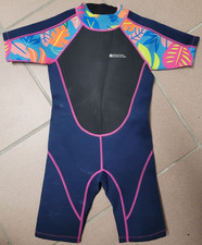 Mountain Warehouse Junior kurzer Kinder-Neoprenanzug -Körper: 2.5mm (7-8 Jahre)