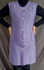 Nylon Dederon kittel schürze Vintage  Apron Gr. 164-Original 70er Jahre