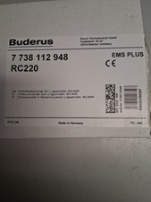Buderus RC220 Kabelgebundene System-Fernbedienung für Logamatic BC400