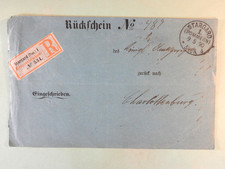 Dt. Reich Rückschein