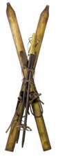 Deko Ski aus Holz 90 cm -