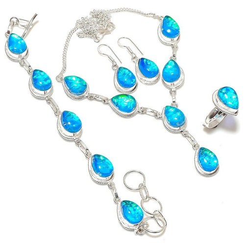 Blaues triplett opal edelstein - blaues,