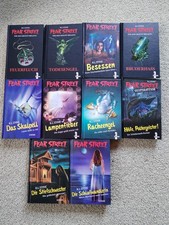 R. L. Stine Gänsehaut Bücher Konvolut 10 Stück, Fear Street, Schattenwelt - s. F