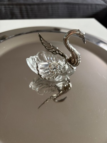Schwan vintage gewürzdose - schwan,