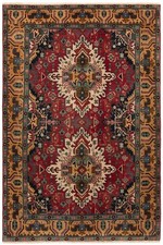 Patina Handgeknüpfter Perserteppich 148 x 99 cm - Orientteppich, Teppich, Fein, Rug, Rot