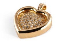 Herz Anhänger 44 Brillanten