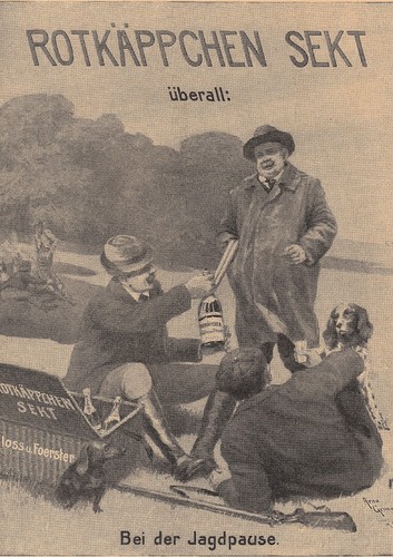 Rotkäppchensekt,hist.Werbung