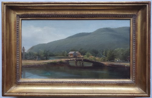 Gemälde öl landschaft fluss - gemälde,