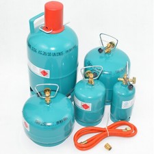 Leere befüllbare gasflasche - leere,