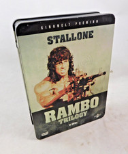 Rambo Trilogie in Metallbox DVD Sylvester Stallone Action Klassiker - 6 DVDs.