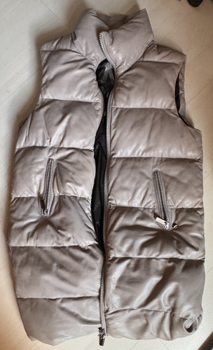 Milestone leder steppweste - milestone, leder-steppweste
