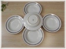 5 Suppenteller tiefe Teller