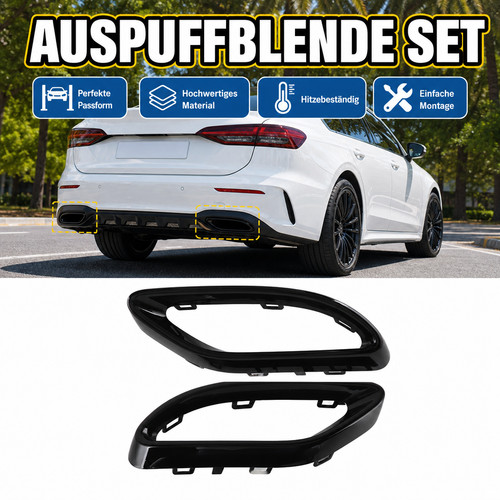Auspuffblende endrohr - 2×auspuffblende,
