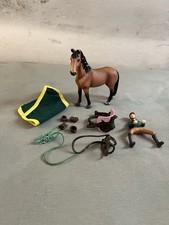 Schleich Pferde Set Reiter, Pferd, Zubehör (Raritäten Schleich Adventskalender)