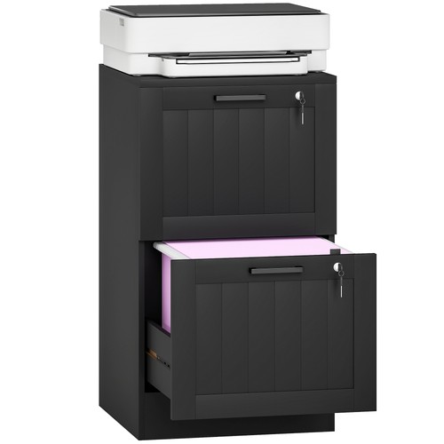 Homcom aktenschrank mit - aktenschrank,