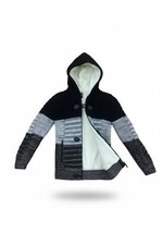 Warme Winterjacke Strick