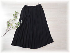 tru * schicker langer Plissee Rock Maxirock Faltenrock mit Gummibund * Gr. 40