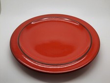 O9: Teller Rot Ceracron Kuchenteller Frühstücksteller Thomas 60er Jahre