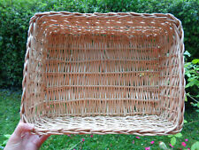Tablett Dekotablett Serviertablett Rattan Rattantablett Handmade Naturmaterial#A