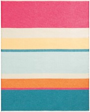 Biederlack Fransenplaid 'Happy Stripe' 130 x 170 cm Bunt - 816559