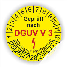 Prüfplakette DGUV Vorschrift