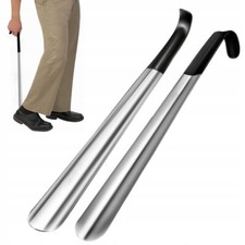 2 Stück Schuhanzieher Lang Metall Sehr Stabile Schuhlöffel Lang Metall Shoe Horn