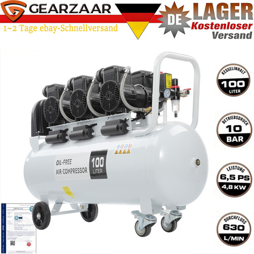 100l 230v flüsterkompressor - 230v,
