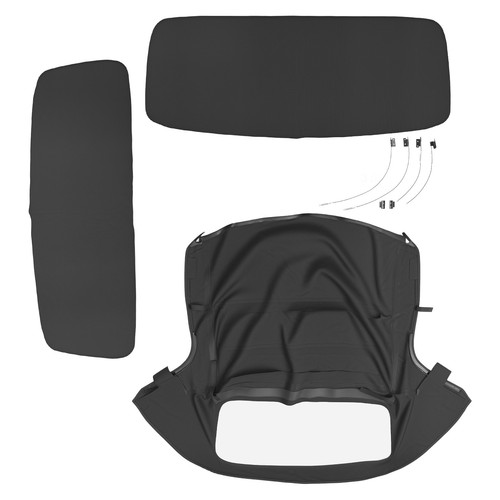 Cabrioverdeck schwarz - , +