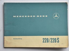 Mercedes W 111, 220b / 220 Sb, Betriebsanleitung