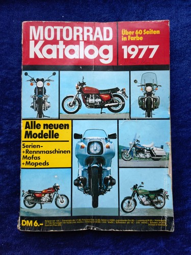 Motorrad katalog 1977 - katalog,