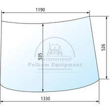 Clear Glass Windscreen for