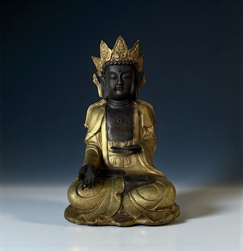 Gekrönter buddha china - gekrönter, –