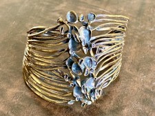 Bronze Armreif Renmoosblüte