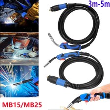 Schlauchpaket MB15 MB25 3m 4m 5m MIG/MAG Brenner Schutzgas Schweißbrenner Euro