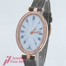 MEISSEN JOAILLERIE - Armbanduhr - Ref. 5429 - 18K Gold - Lederband - Diamanten