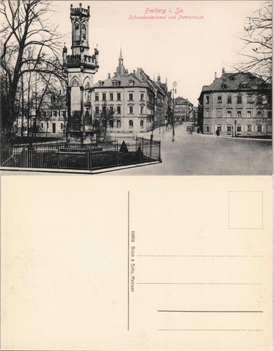 Ansichtskarte freiberg - ansichtskarte,