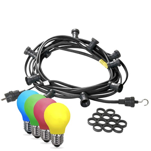 Illu partylichterkette 40m - partylichterkette,