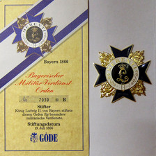 Verdienstorden bayerischer - verdienstorden,,